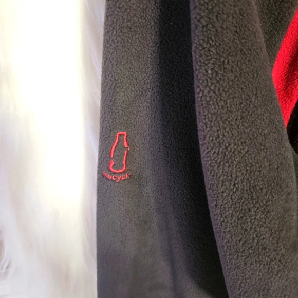 Coca-Cola Triple Logo Fleece Zip-Up Shell - Picture 7 of 8